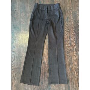 Vintage Brown Preppy Houndstooth Flare Trousers Size 4 MADE IN USA